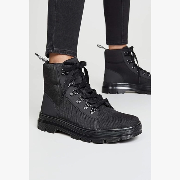 Dr. Martens Shoes - Dr. Martens Black Women's Combat Boots